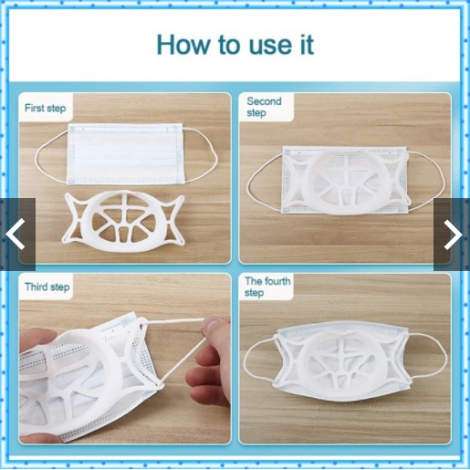 [HÀNG CÓ SẴN] Miếng Đệm Đeo Khẩu Trang Thoáng Khí Chống Thấm Nước LOẠI TỐT MỀM, KO MÙI HÔI