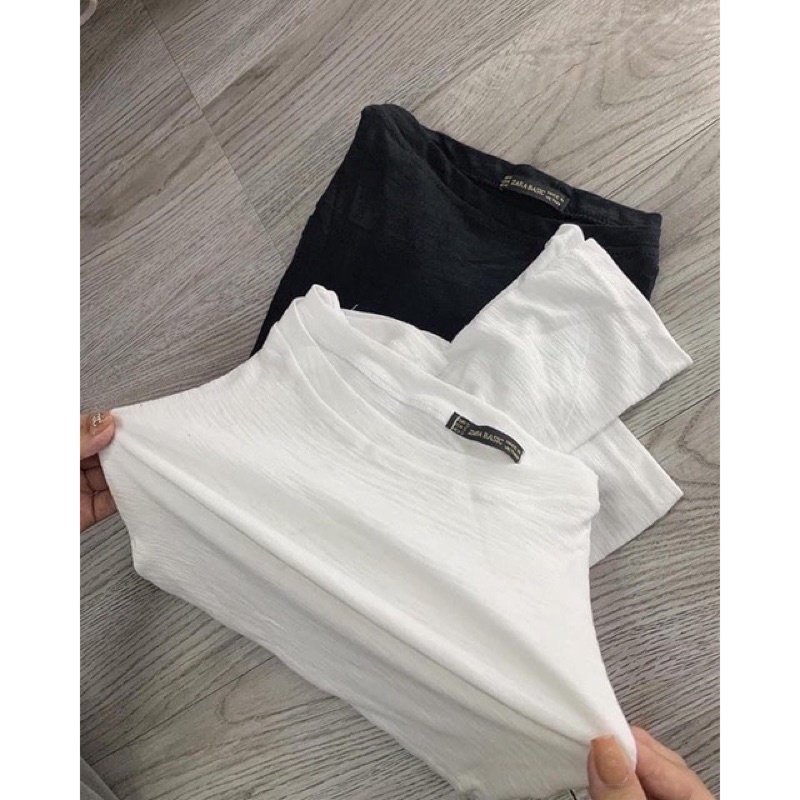 [Mã 11FASHIONSALE1 giảm 10K đơn 50K] Áo thun lệch vai chất cotton sước dài tay 🌸 Áo ullzang nữ dài tay | BigBuy360 - bigbuy360.vn