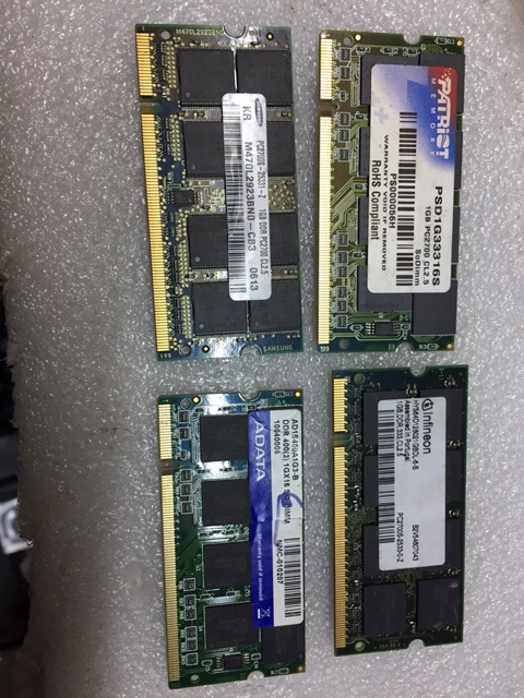 Ram Ddram 1 Laptop 1G Bus 333 hoặc Bus 400