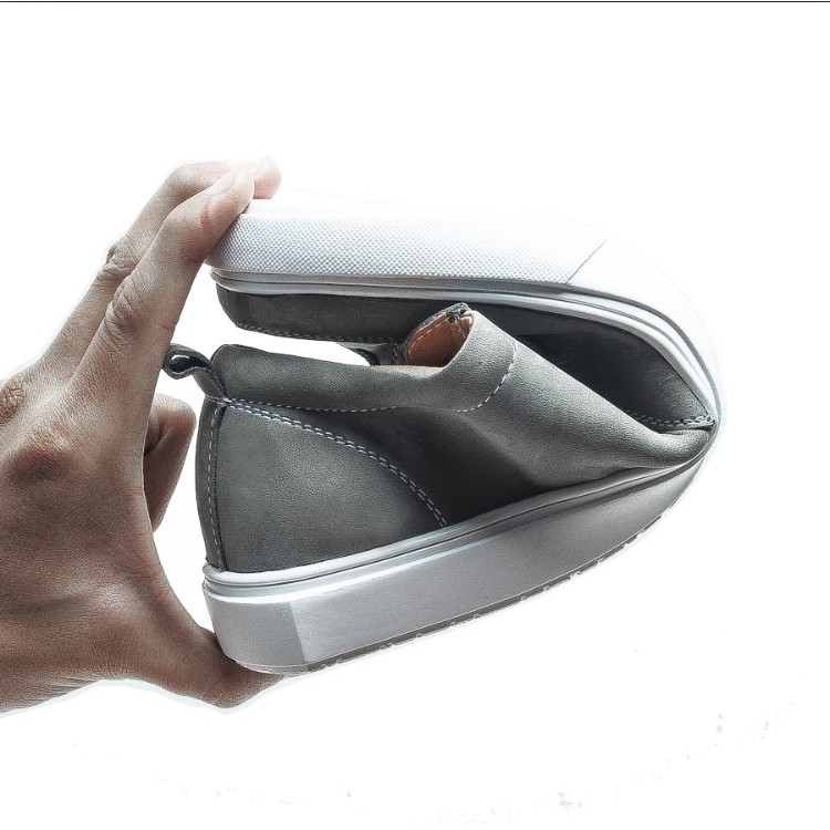 Giày da bò nam CHEAPSTORE CS419 Xám - Giày da thể thao tăng chiều cao nam (bảo hành 24 tháng) | BigBuy360 - bigbuy360.vn