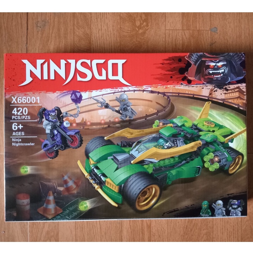 Lego Xe Đua Bóng Đêm Của Ninja Ninjago zimo 71073