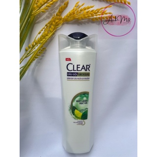 (Hàng cty mẫu mới)DẦU GỘI CLEAR MÁT LẠNH BẠC HÀ (370G)