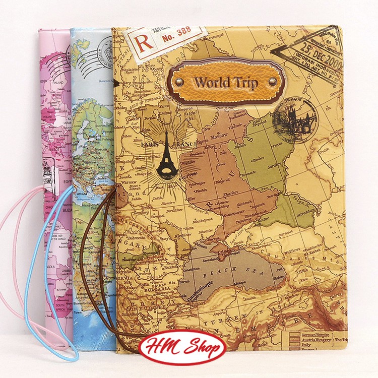 [SẴN HÀNG] VỎ BỌC HỘ CHIẾU WORLDTRIP