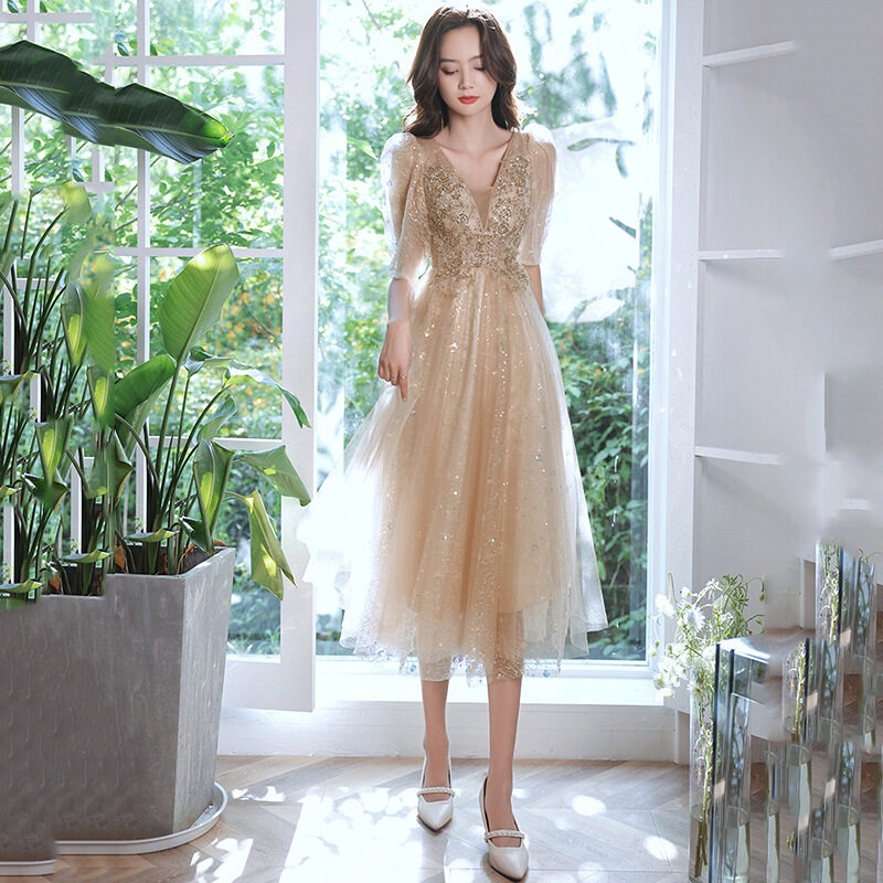 Đầm Dạ Hội Dáng Ôm Cỡ Nhỏ Thời Trang Cho Nữ 18 Tuổi