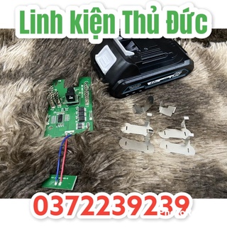 Lktd bn. vỏ mạch makita 5s-1p 18v 4ah cell 21700 mạch sạc adapter có led báo pin và tem đáy.