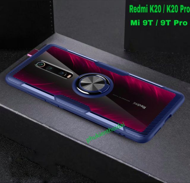 Ốp lưng Redmi K30 / K30 5G / Redmi K20 / K20 Pro / Mi 9T / K40 / Poco F3 dùng chung Giá đỡ mặt lưng trong viền màu