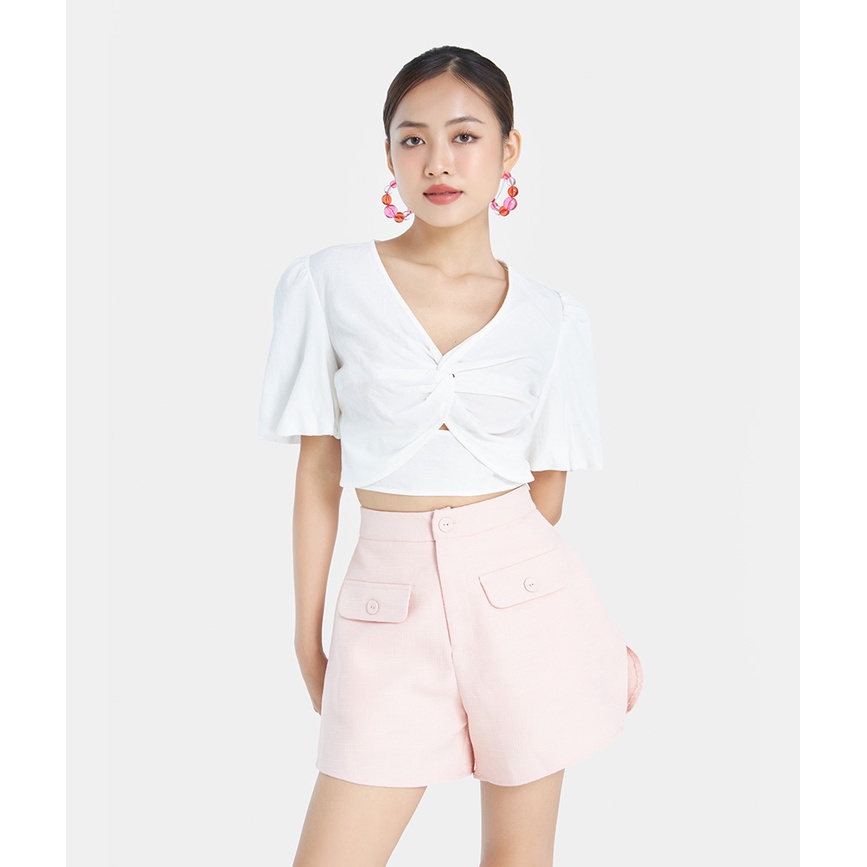 Quần Short Nữ Thời Trang HNOSS Trang Trí Túi HNQSH011