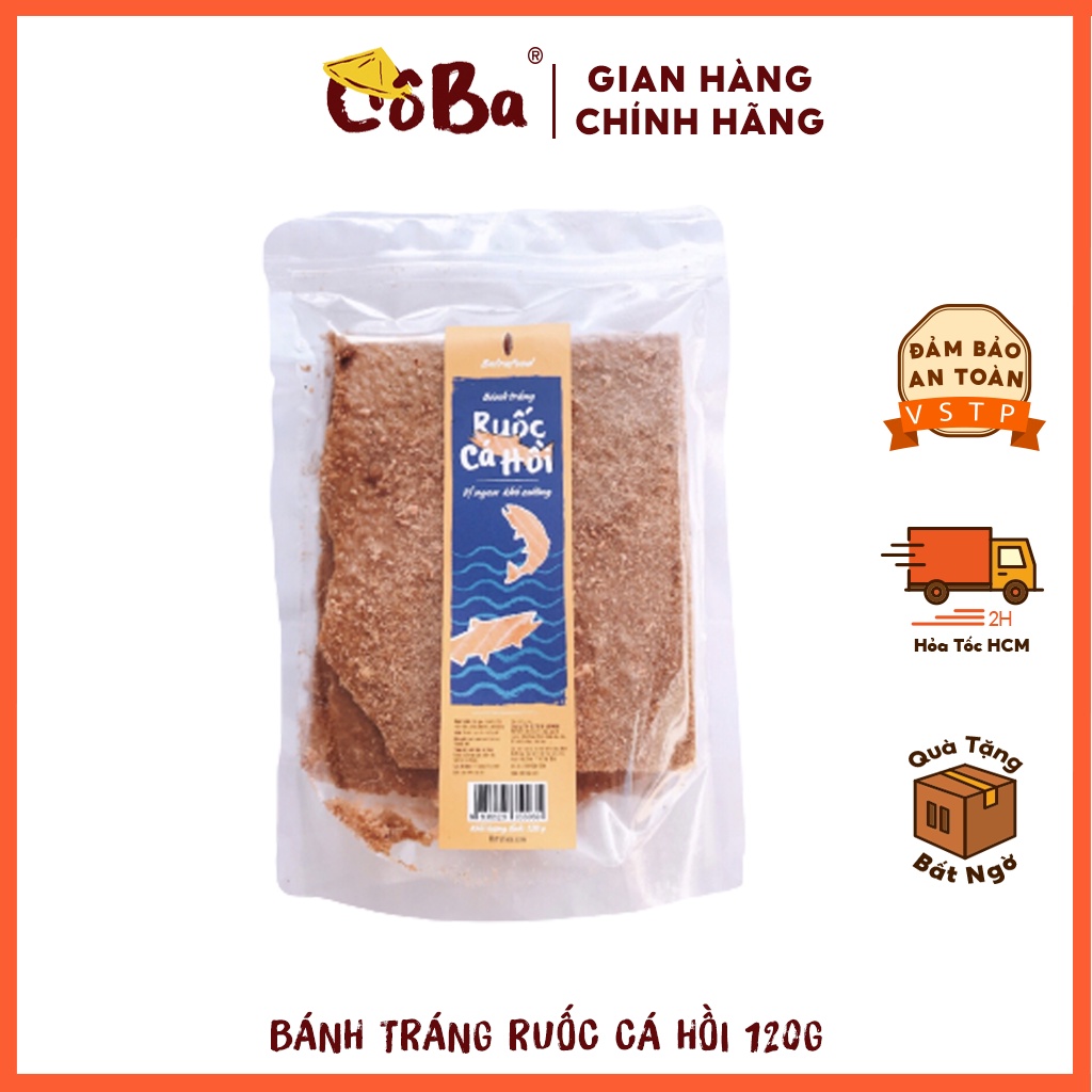 Bánh Tráng Ruốc Cá Hồi Cô Ba Món Ăn Nhẹ Nhấm Nháp Bia Siêu Ngon Rẻ Lành Mạnh Không Béo Bụng Cho Người Giảm Cân NEW CB020