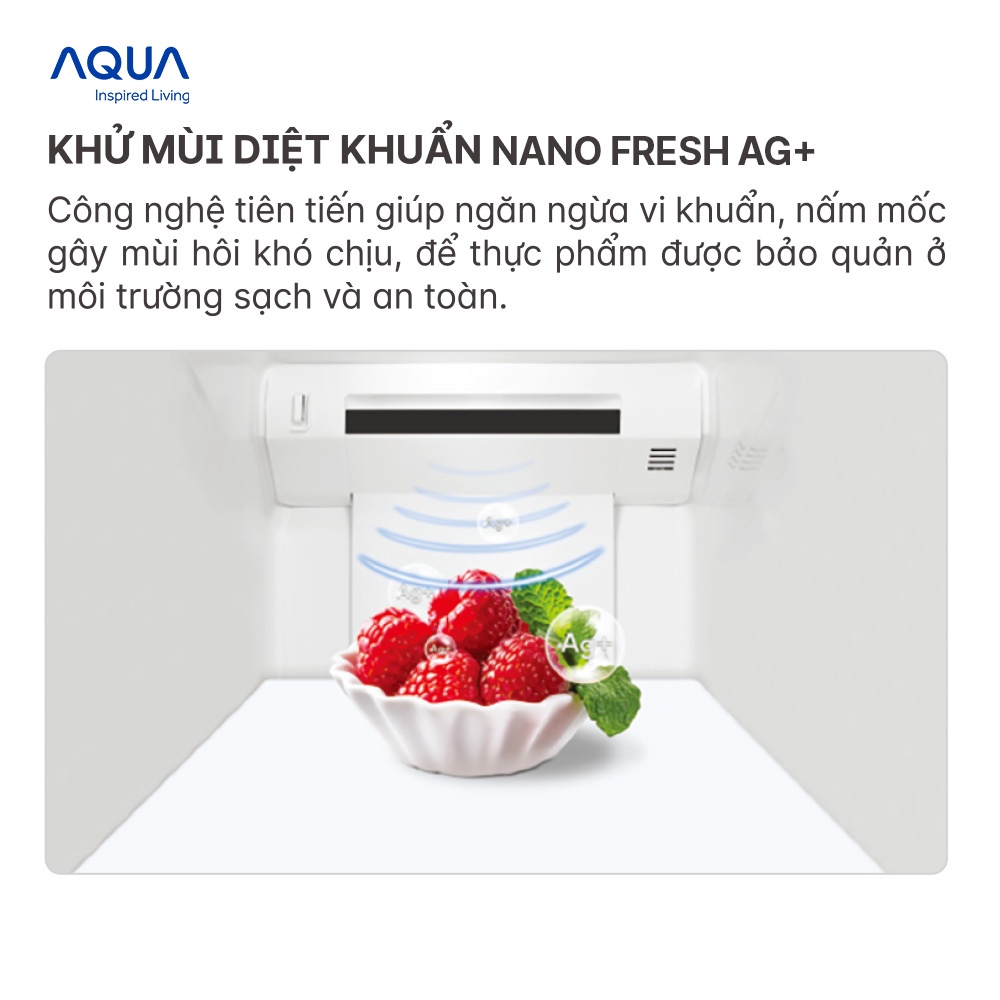 [TRẢ GÓP 0%] Freeship Toàn Quốc - Tủ lạnh ngăn đông trên Aqua 130 Lít AQR-T150FA(BS)