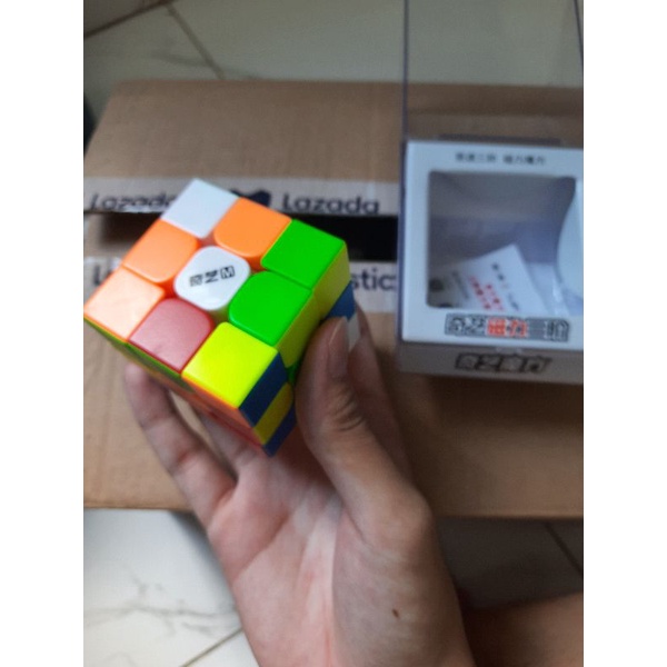Rubik 3x3 QiYi MS Magnetic Stickerless Rubik 3 Tầng