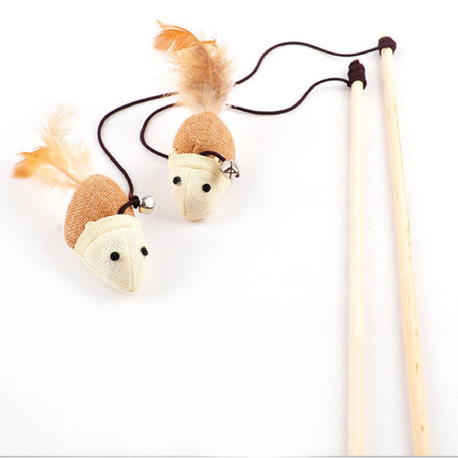 Đồ Chơi Thanh Gắn Chuột Con Cho Mèo