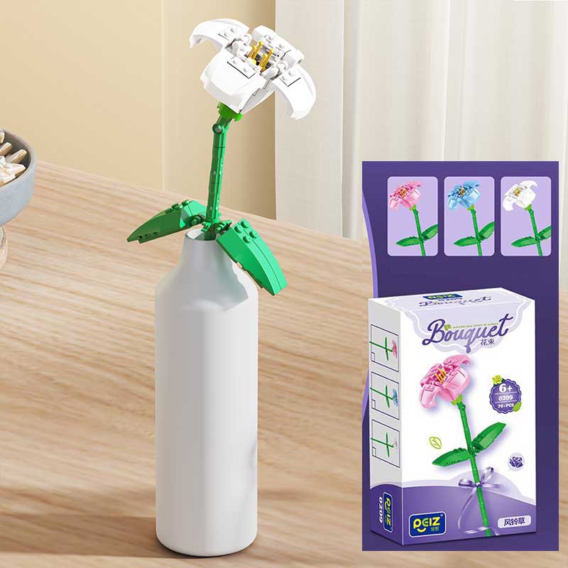 Đồ Chơi Lắp Ghép Khối Hình Bó Hoa Dành Cho Trẻ Em