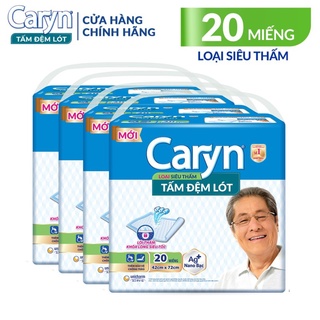 Tấm đệm lót caryn siêu thấm 20 miếng bảo vệ chống trào