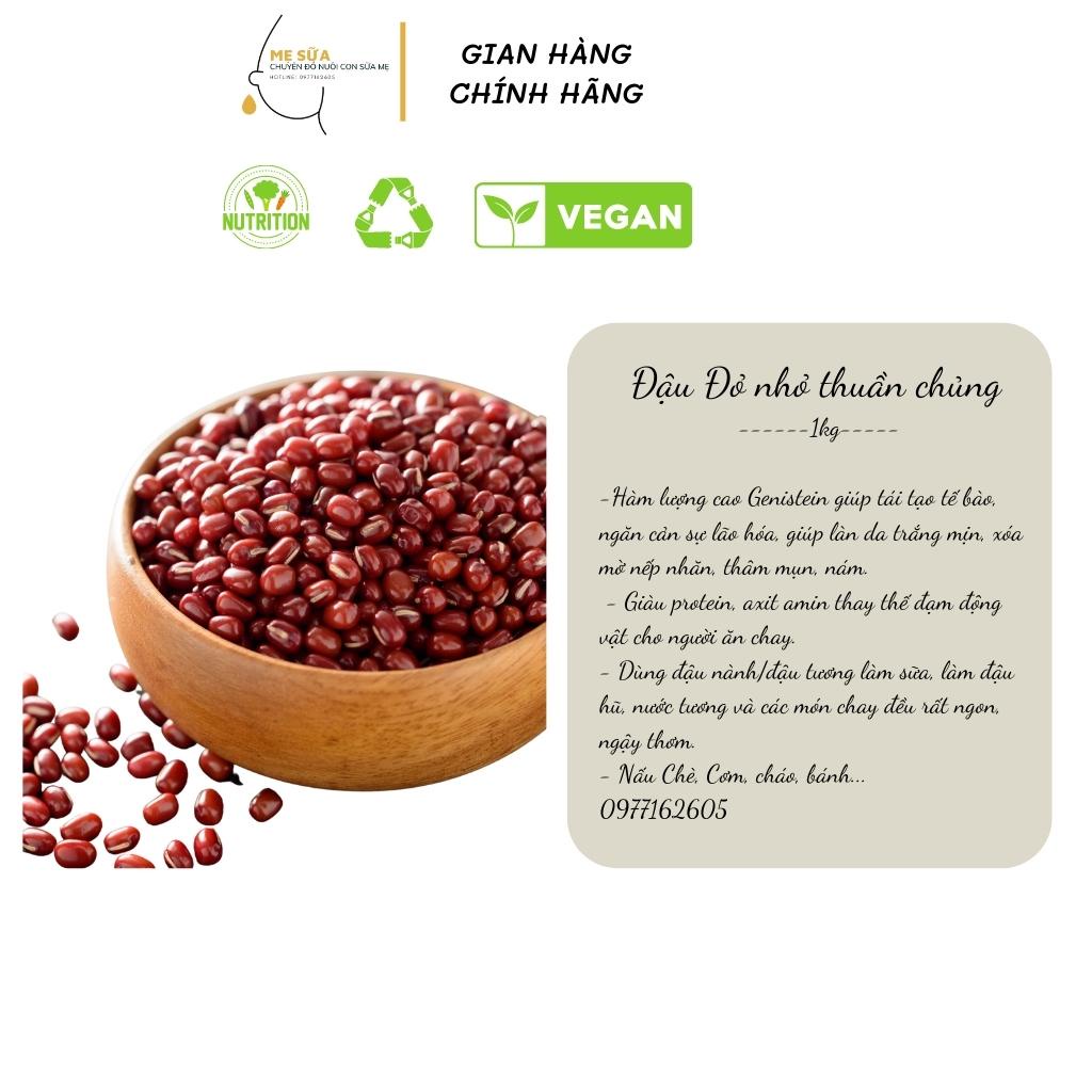 1KG Đậu Đỏ hạt nhỏ giống cũ tốt cho sức khỏe nấu cháo, chè, làm trà (mesua)