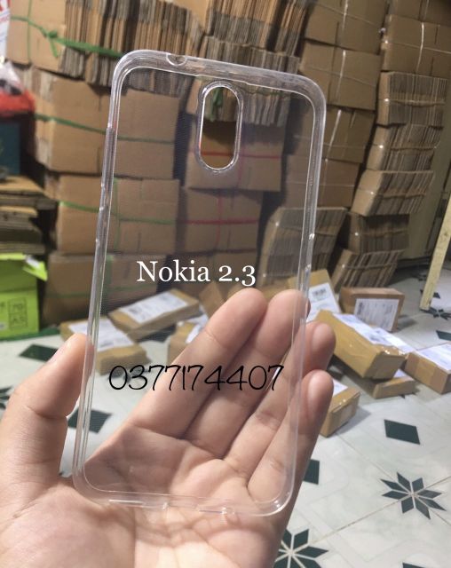 Bộ ốp dẻo TPU + Kính Full màn hình cho Nokia 2.3 bảo vệ máy siêu tốt