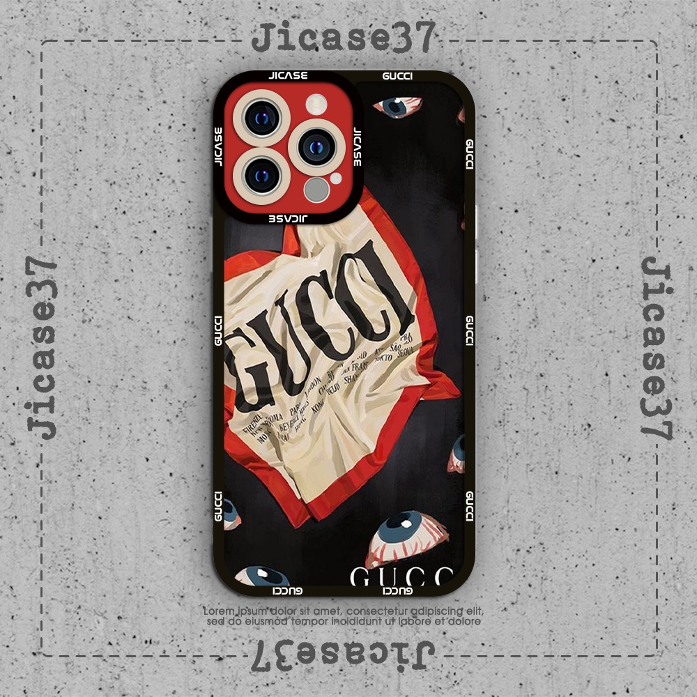 Ốp lưng iphone cạnh vuông Jicase Gucci Eyes Art 6plus/6s/6splus/7/7plus/8/8plus/x/xs/11/12/pro/max/plus/promax