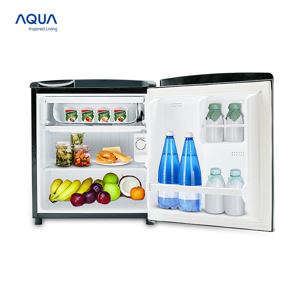 Freeship Toàn Quốc - Tủ lạnh 1 cửa Aqua 50 Lít AQR-D59FA(BS)