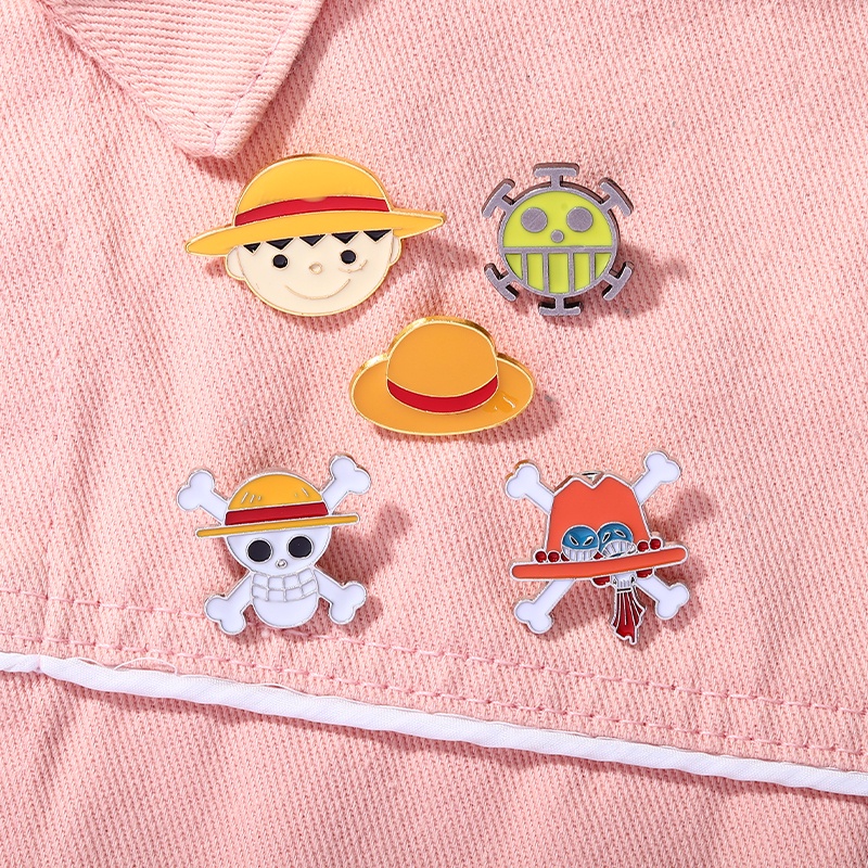 Ghim Cài Áo Hình Nhân Vật Phim One Piece Cá Tính