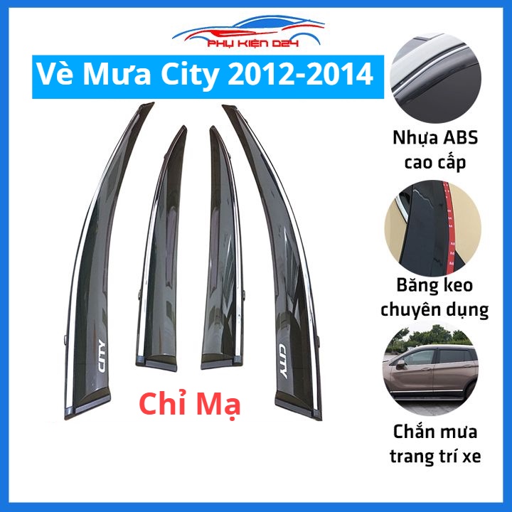 Vè mưa City 2012-2013-2014 vè chỉ mạ che mưa bảo vệ xe