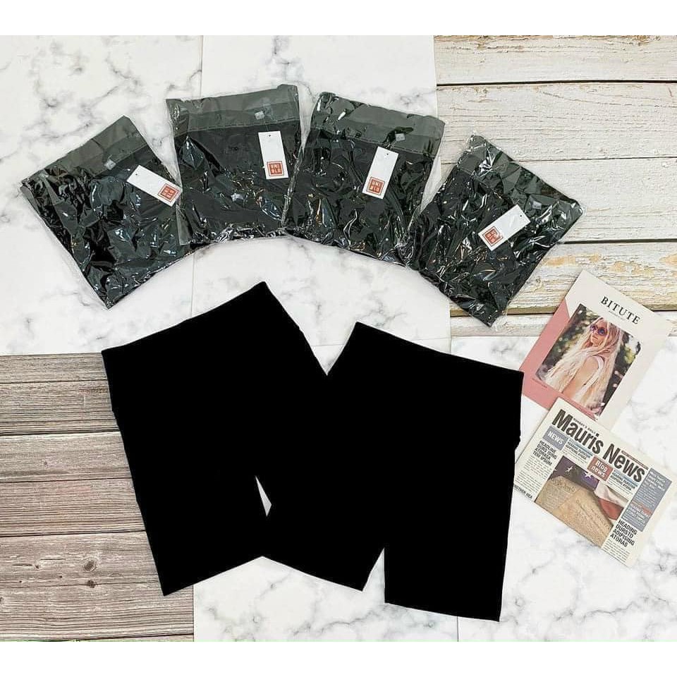 Quần Legging Ngố Uni Cạp Cao Co Giãn Chất Đẹp