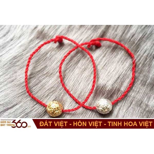 Vòng tay phong thủy nam ữ, vòng tay phong thủy sợi chỉ đỏ