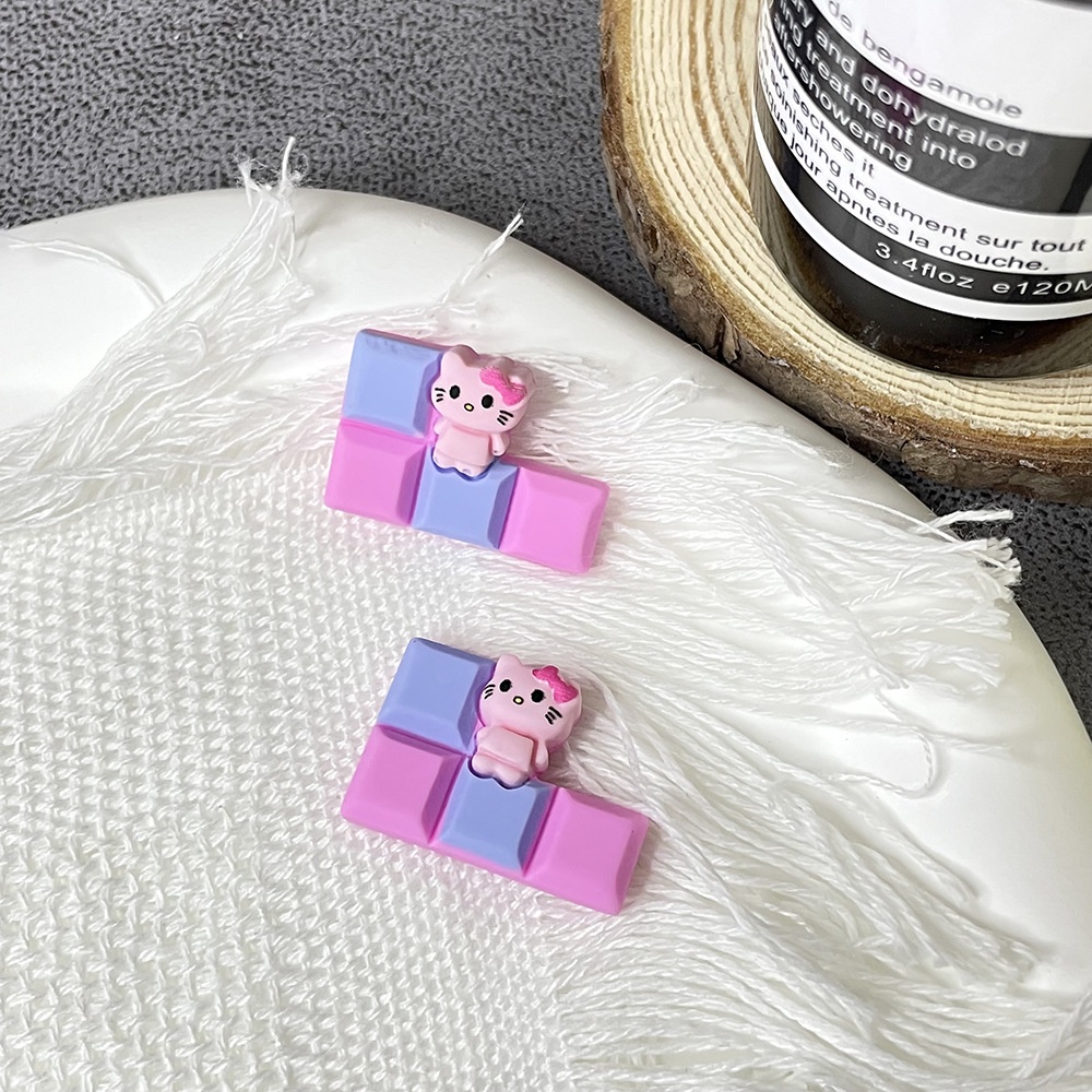 Tetris Resin phụ kiện dép Crocs charm DIY khóa giày crocs jibbitz Nhựa trang sức Phụ kiện trang trí giày crocs nút trang trí điện thoại di động Nắp đậy / Khung ảnh / Cốc nước / Túi Nguyên liệu làm phụ kiện handmade sáng tạo