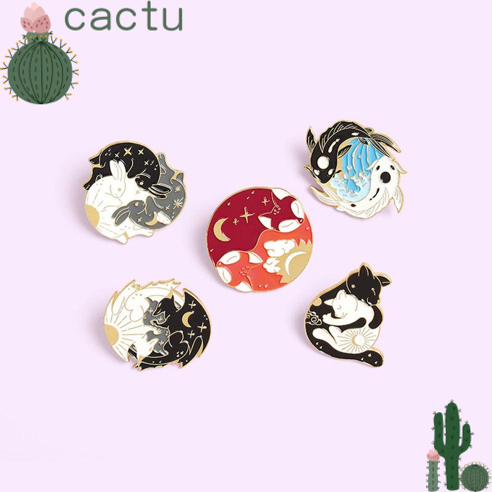 Ghim Cài Áo Trang Trí Hình Thỏ Bằng Hợp Kim Tráng Men Nghệ Thuật|Trang Phục Con Cáo