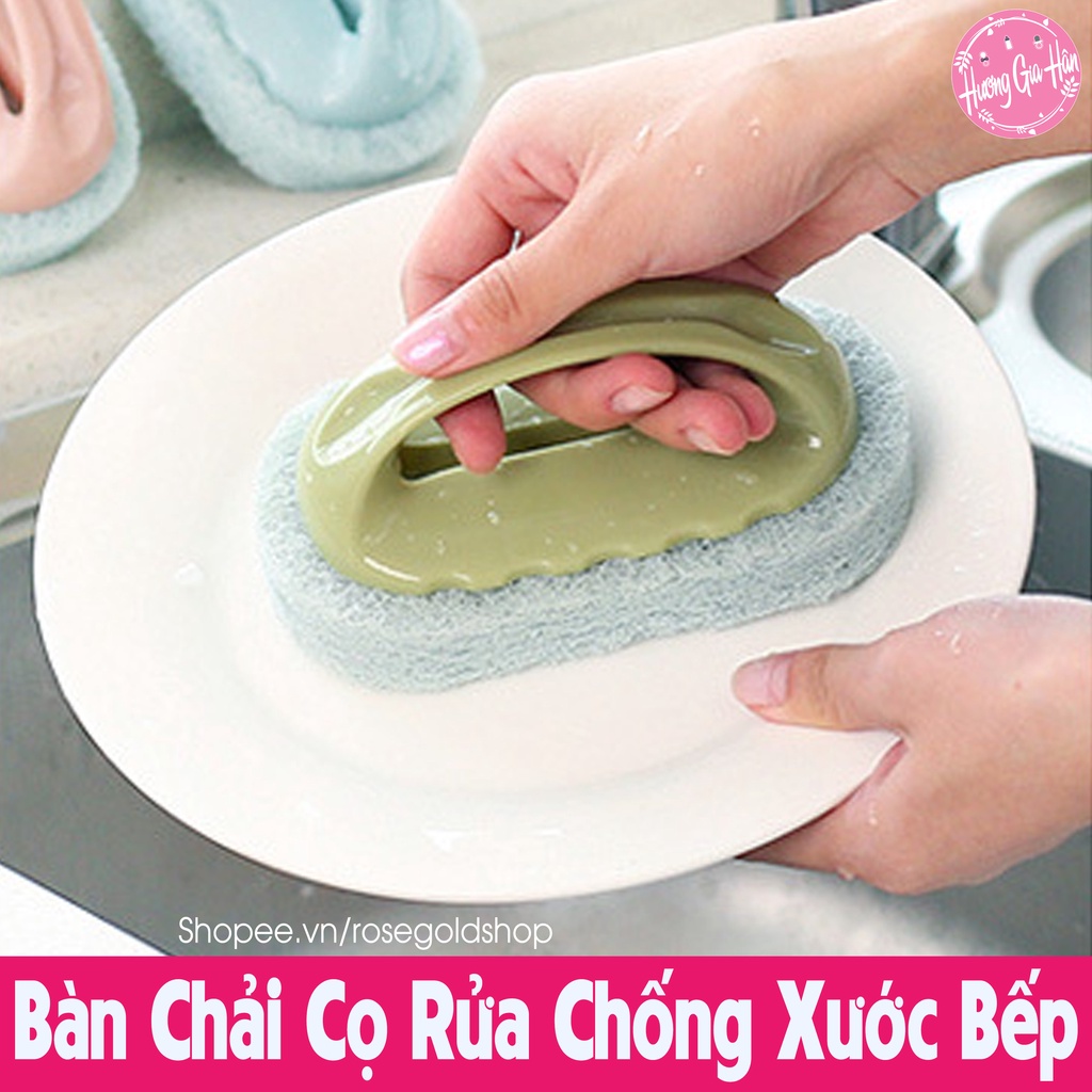 Bàn Chải Có Tay Cầm Cọ Rửa Chống Xước Bếp, Bồn Rửa Mặt, Nhà Tắm