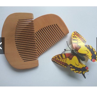 Lược mini gỗ chải đầu