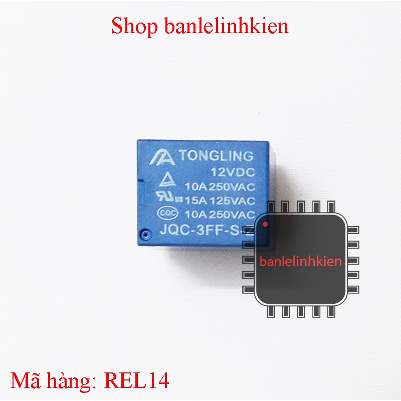 Relay 5v/12v 5 chân đóng cắt mạch điện 250V 10A