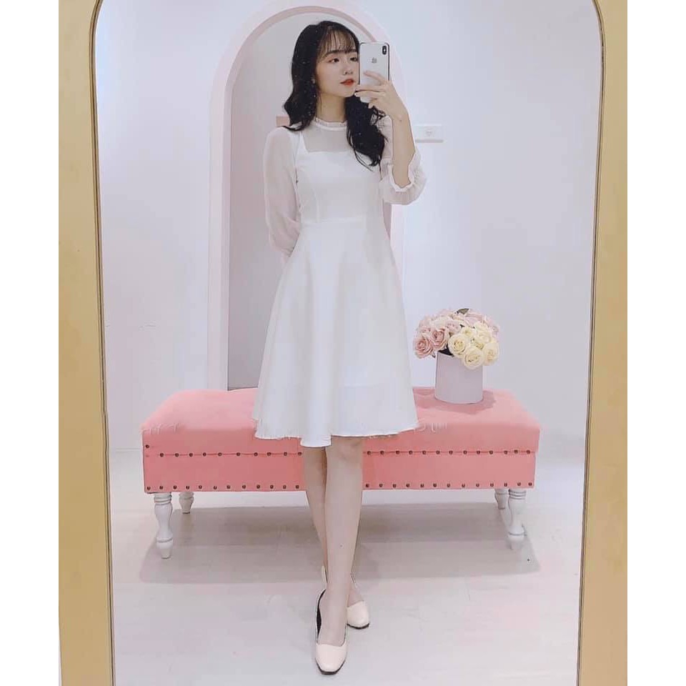 ĐẦM DỰ TIỆC TRẮNG XÒE DIỆU DÀNG NỬ TÍNH