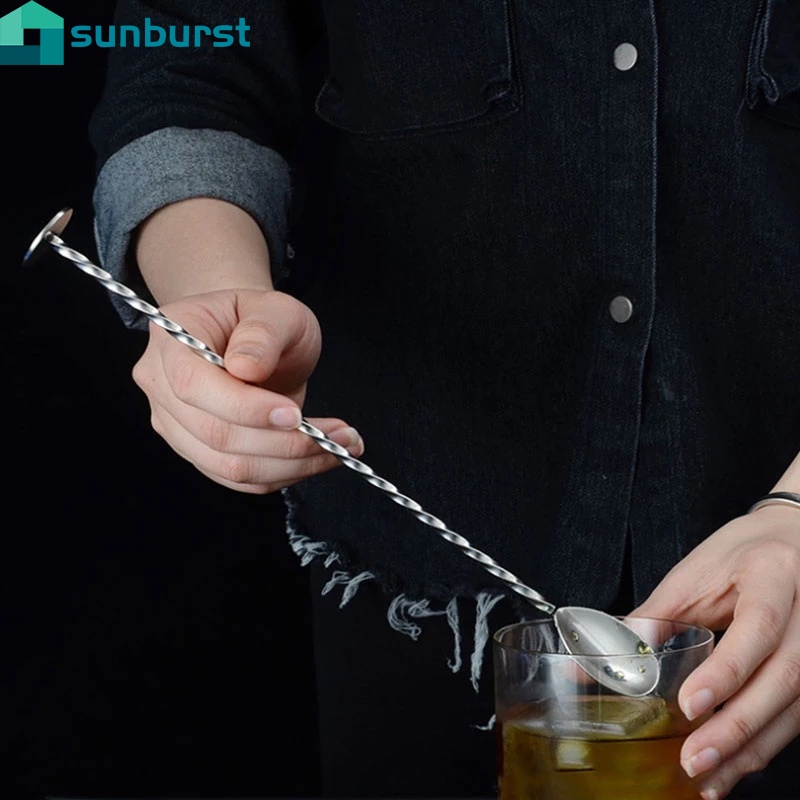 Muỗng khuấy đồ uống bằng thép không gỉ tiện dụng