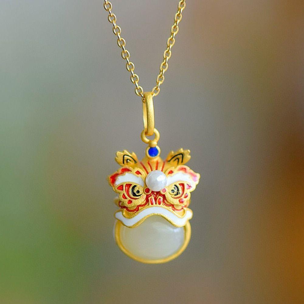 Vòng cổ Mặt Hình Sư Tử Awaken Thời Trang Cho Nữ