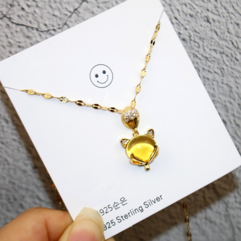 Dây Chuyền Hồ Ly Titan Ko Han Rỉ TT 3848