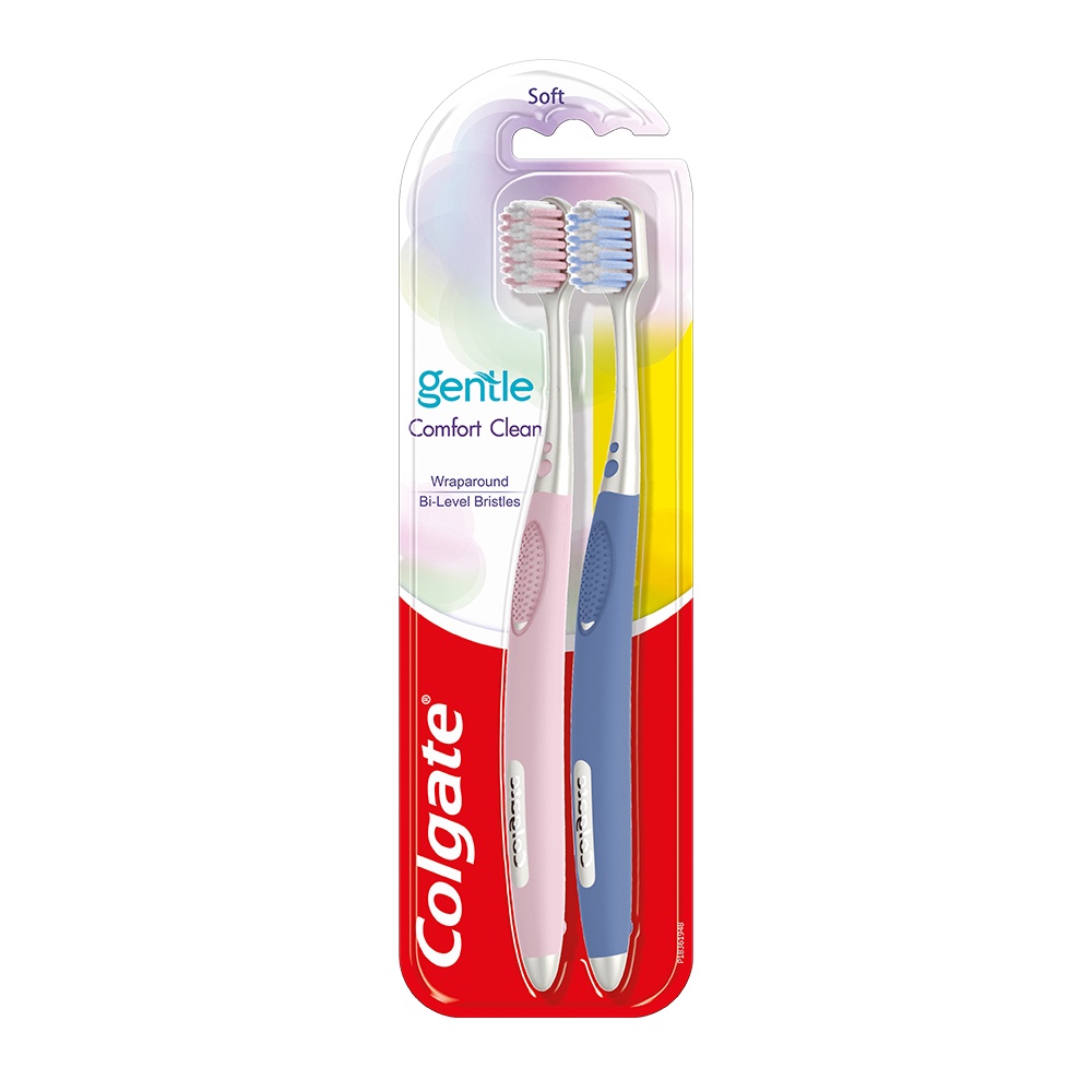 Bộ 2 Bàn chải đánh răng Gentle Comfort Clean