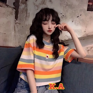 Sét áo kẻ hoa cúc KA57 (hai áo)