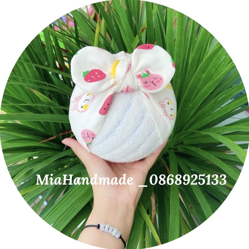 MŨ TURBAN CHO BÉ RẺ ĐẸP CHẤT COTTON MỀM MỊN - VỪA LÀM ĐIỆU, VỪA CHE THÓP CHO BÉ