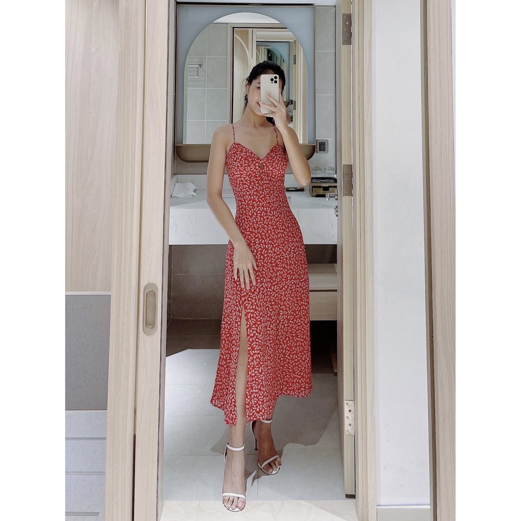 Váy 2 dây xoắn ngực_1VA782DO_Lep' | BigBuy360 - bigbuy360.vn