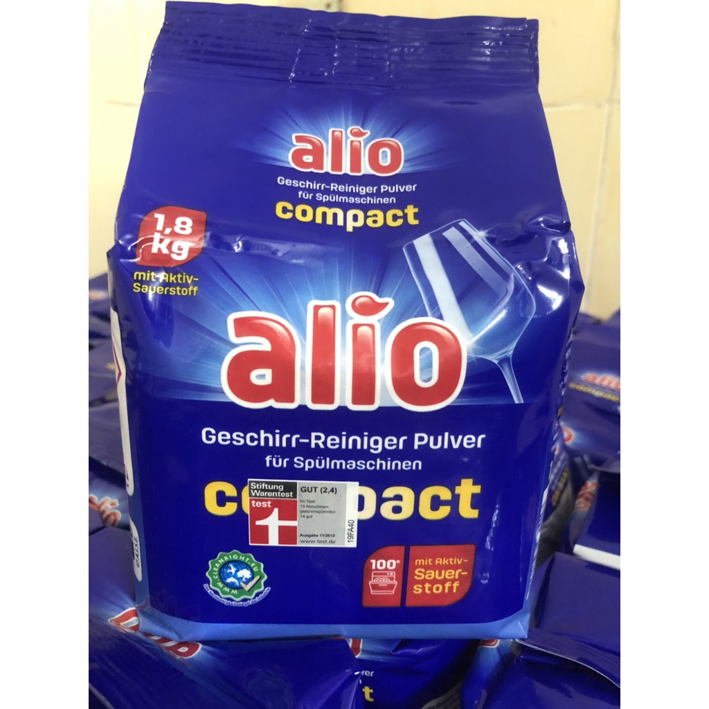 Bột rửa bát Alio 1.8kg (Mùi nhẹ dịu)