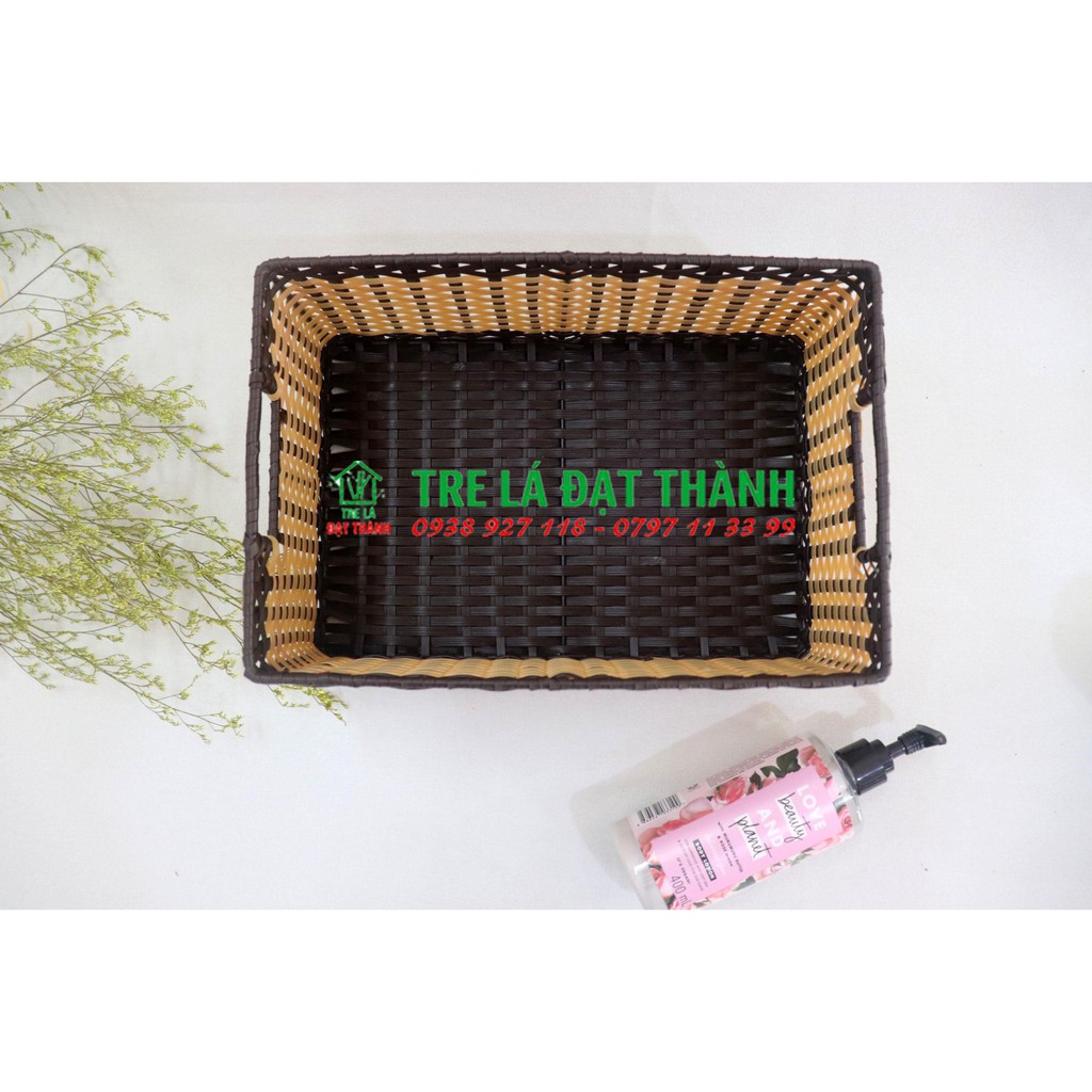 Khay nhưa,giỏ đựng quần áo, đựng đồ chơi, rương nhựa giả mây nhiều size