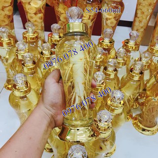 [ CHÍNH HÃNG ] Bình Ngâm Rượu Hàn Quốc 660 ml , Bình Thuỷ Tinh Yongcheon, BHQ-S54