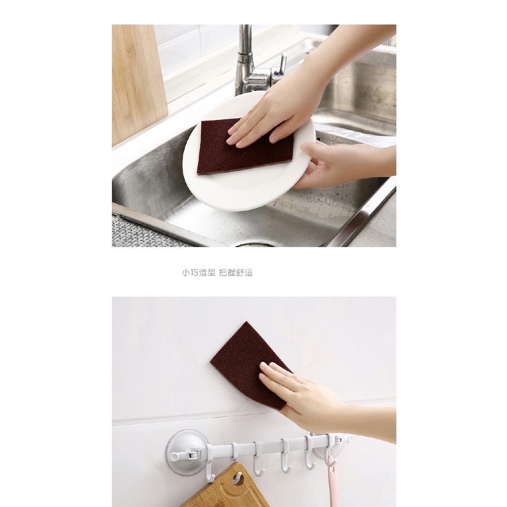 Set 2 miếng chà nồi chùi xoong rửa chén đánh bóng 2 mặt xốp và nhám