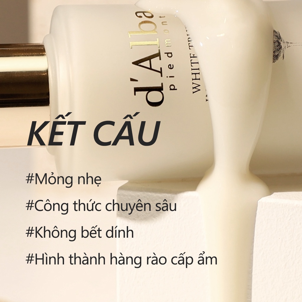 Tinh chất chuyên sâu D'ALBA làm trắng - White Truffle Intensive Vegan Ampoule 50ml