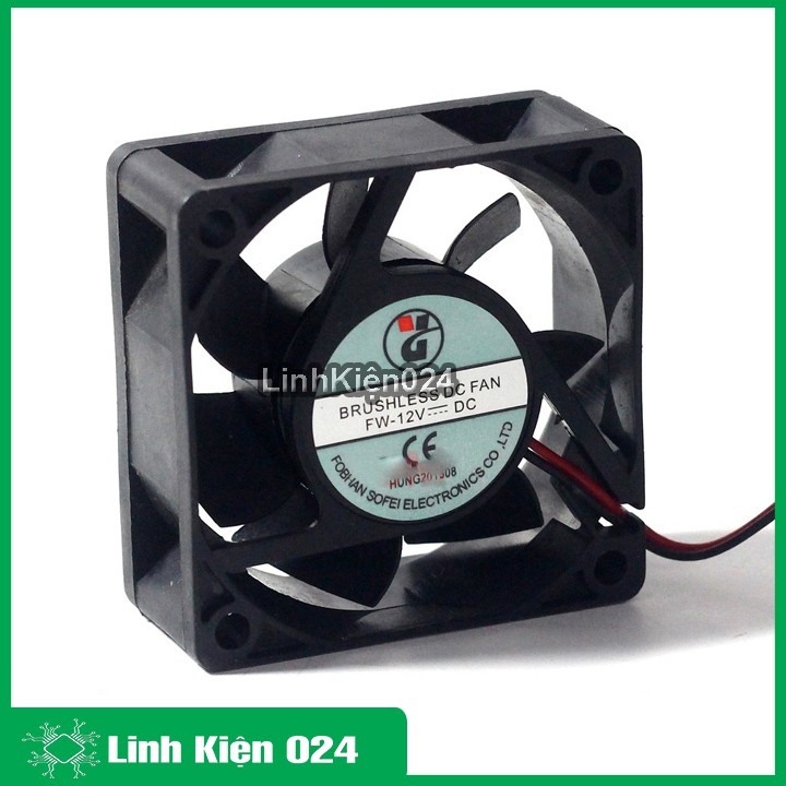 Quạt tản nhiệt 6x6x2.5cm 12V