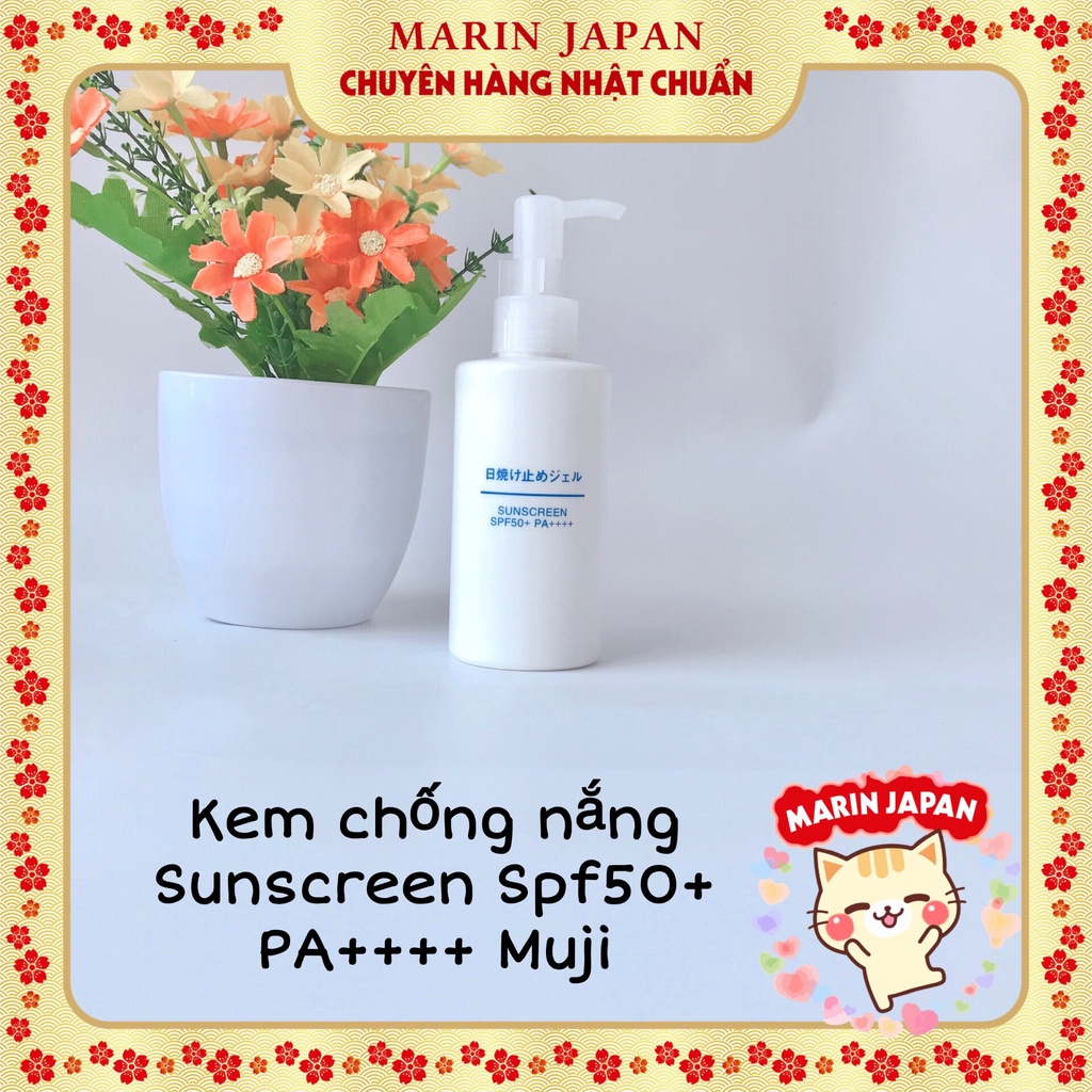 (Có bill) Kem chống Nắng Muji Sun Screen 150gr cho da nhạy cảm