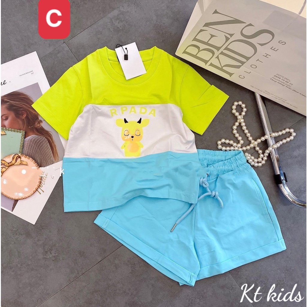 SET THUN 3 MÀU RPADA CHO BÉ GÁI