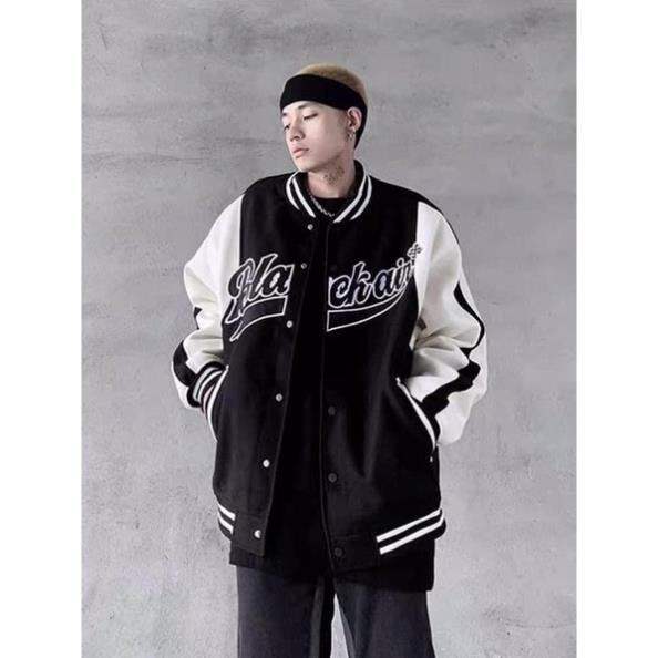 Áo Bomber Nỉ Cao Cấp Local Brand Blackair Nam Nữ Unisex( Hàng Sẵn, Ảnh Thật)