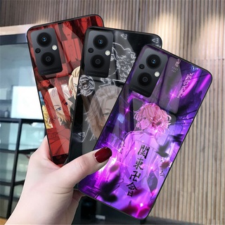 Ốp Điện Thoại Mềm Hình Anime Mặt Kính Cho OPPO RENO 7Z 5G
