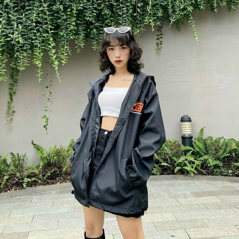 Áo Khoác Dù SWE LOGOS Ulzzang Nam Nữ Unisex Form Rộng Jacket - Sayhey Clothing