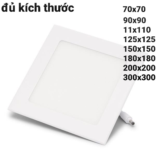 Đèn Led Âm Trần Vuông Đủ Kích Thước, Đèn Downlight Âm Trần Vuông Thạch Cao